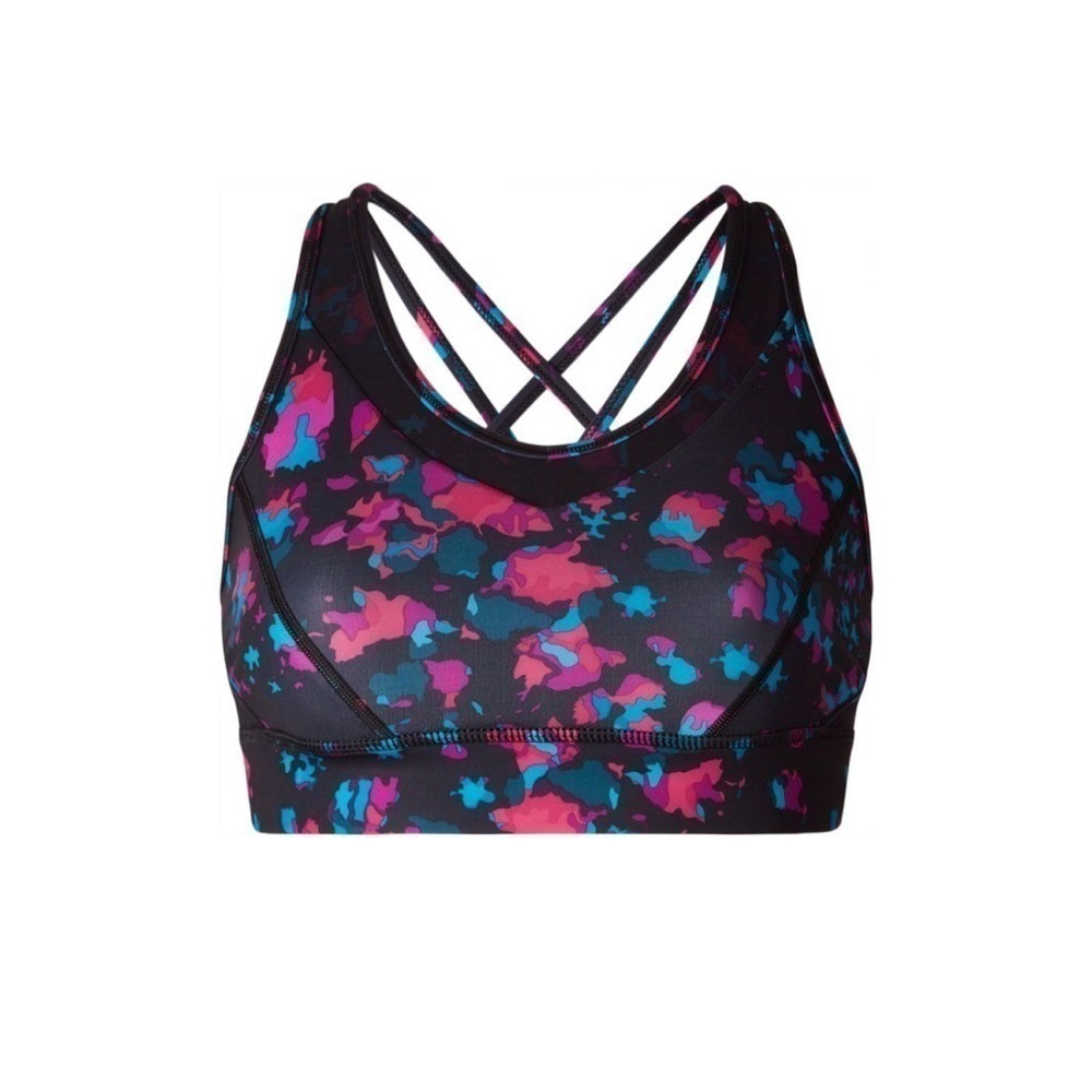 Lululemon Strap It Like Its Hot Bra Dandy Digie Multi / Black Size 6